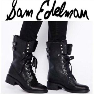 Sam Edelman Leather Combat Boot